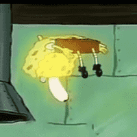 Floating Spongebob