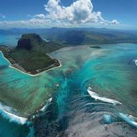 Underwater Waterfall