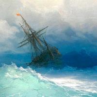 Ship on Stormy seas