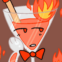 Flame Martini