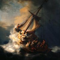 The storm on the sea of Galilee