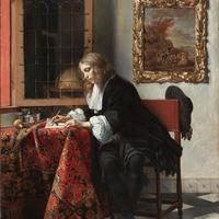 Man Writing a Letter