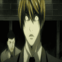 Light Yagami shocked face