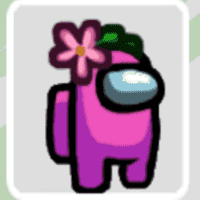 Pink Crewmate (Flower Pin)