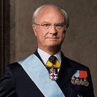 King Carl XVI Gustaf of Sweden