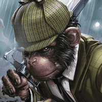 Bobo T. Chimpanzee "Detective Chimp"