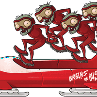 Zombie Bobsled Team