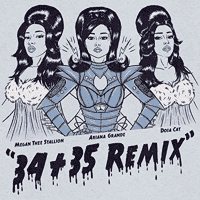 Ariana Grande - 34+35 Remix (feat. Doja Cat and Megan Thee Stallion)