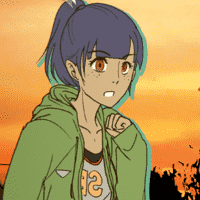 the girl practicing sport