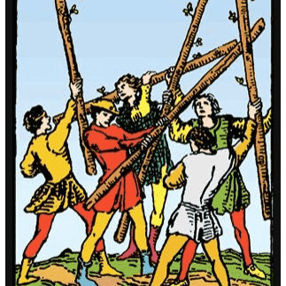 Five of Wands