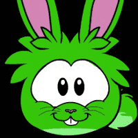 Green Rabbit Puffle