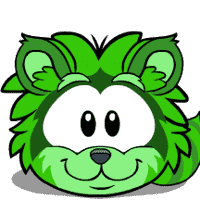 Green Raccoon Puffle