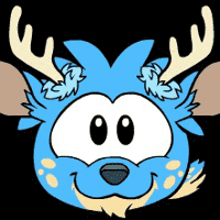 Blue Deer Puffle