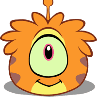 Orange Alien Puffle