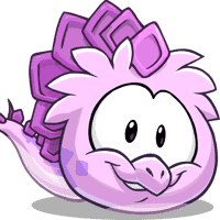 Pink Stegosaurus Puffle