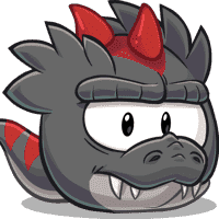 Black Tyrannosaurus Puffle