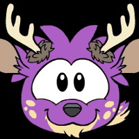 Purple Deer Puffle