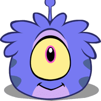 Purple Alien Puffle