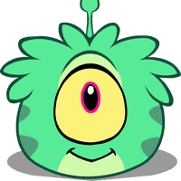 Green Alien Puffle