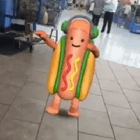 Dancing Snapchat Hot Dog
