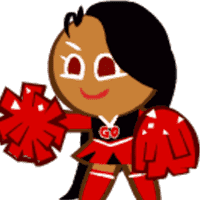 Red Cheerleader Cookie