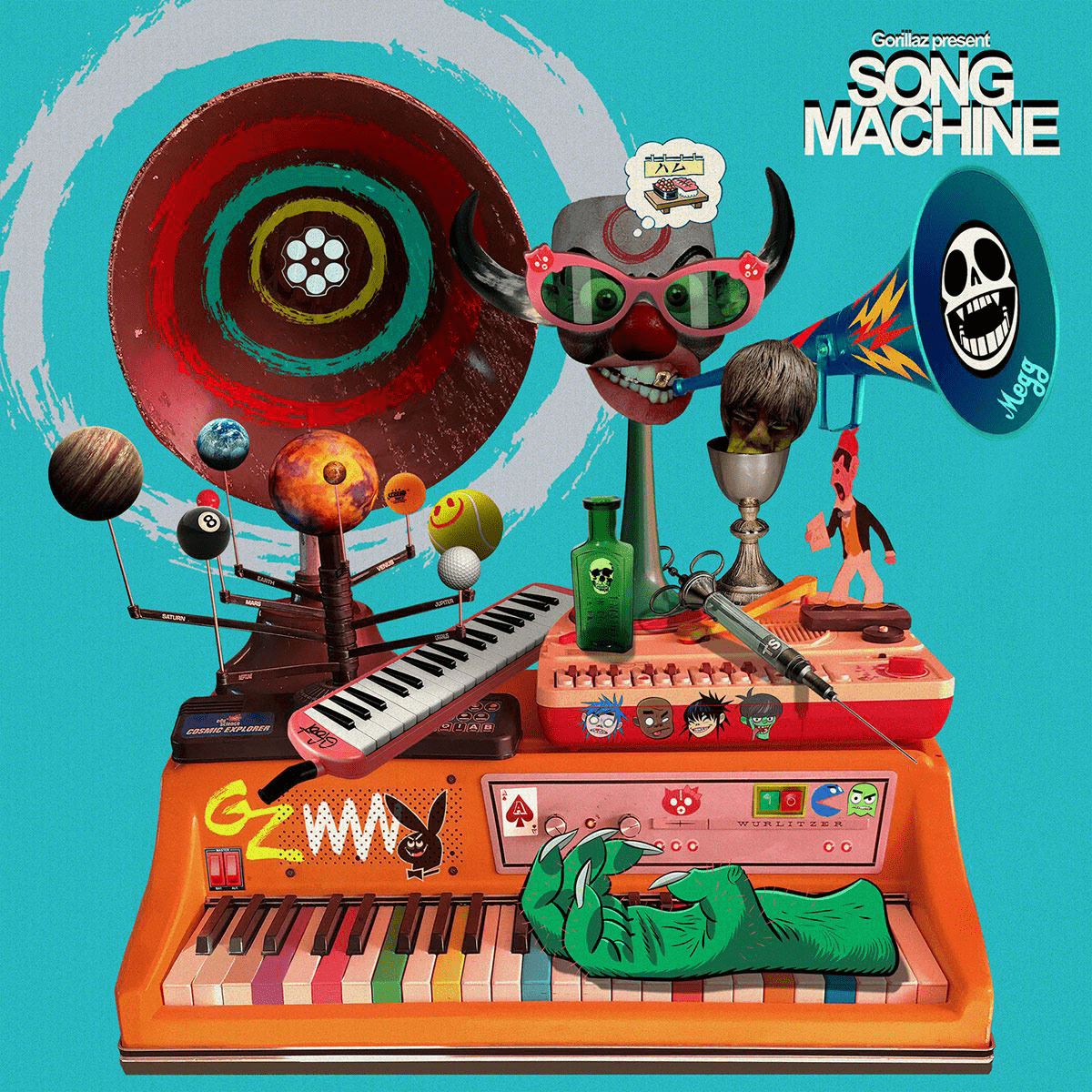 Gorillaz ft. Elton John & 6lack - The Pink Phantom