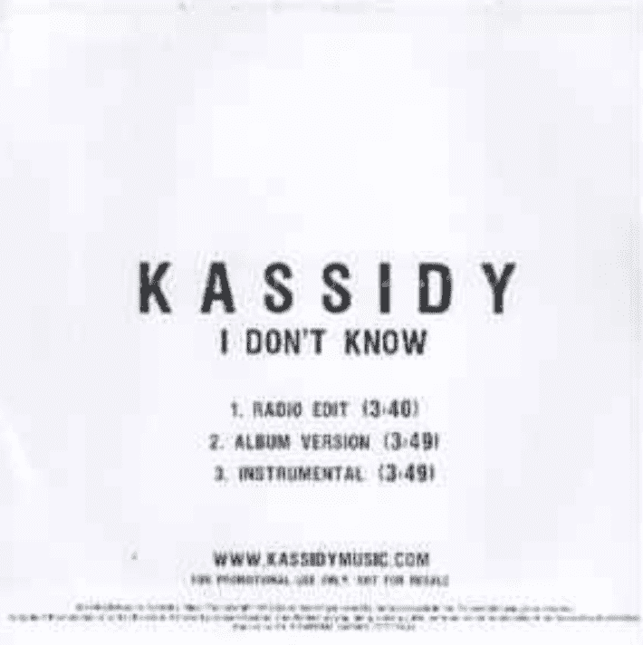 Kassidy - I Don't Know