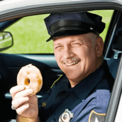 Donut Loving Cop