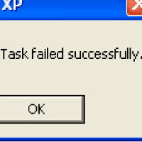 Task failed succesfully