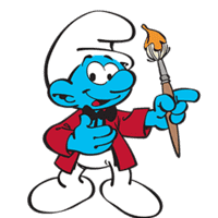 Painter Smurf