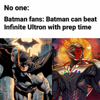 Batman would win with enough prep time