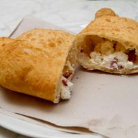 Fried pizza