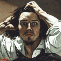 The Desperate Man (Le Désespéré) - Gustave Courbet