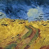 Wheatfield with Crows