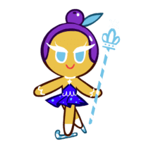 Skating Queen Cookie