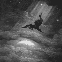 Satan Descends Upon Earth - Gustave Doré